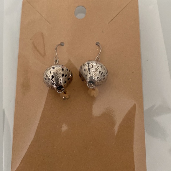 Silver and Crystal Boho Earrings - Picture 4 of 5